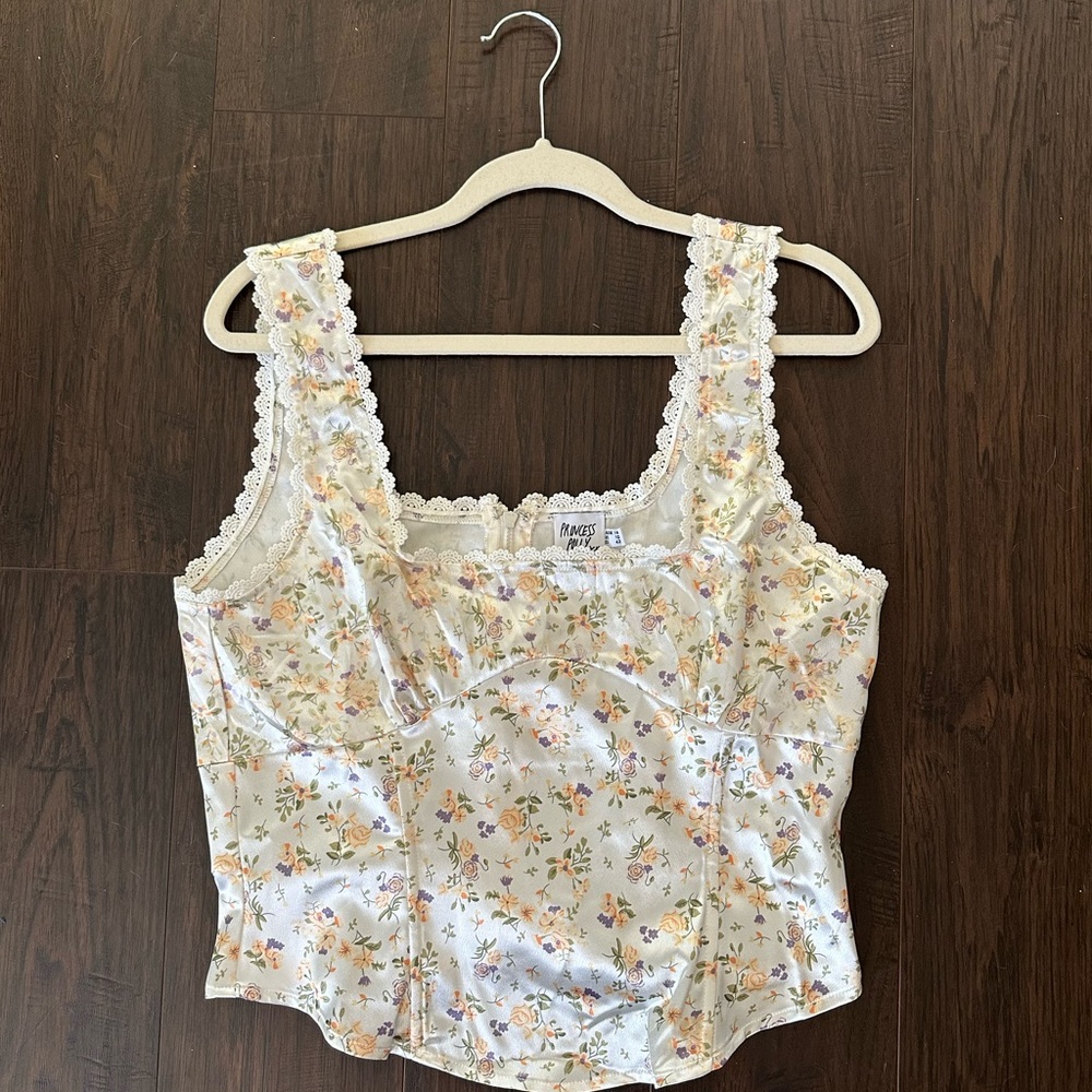 Satin top